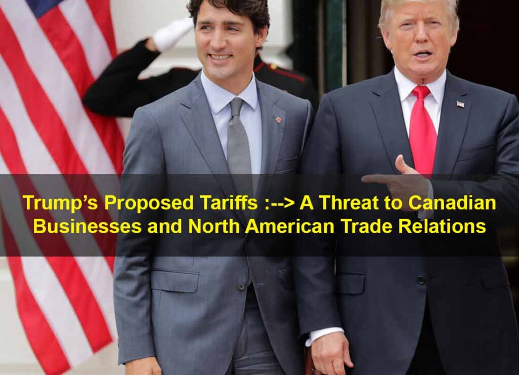 Prime Minister Trudeau addressing trade policy at a press conference.